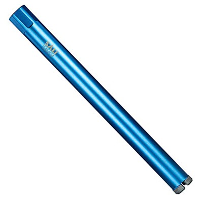 Алмазные коронки SALI Wet Diamond Core Drills Диаметр коронки 1-1/2"/38 мм, глубина сверления 15"/380 мм, коронка по бетону, резьба 1-1/4-7", турбосварные сегменты с лазерной сваркой для затвердевшего бетона с арматурой, кирпича, блоков, каменной кладки, камня
